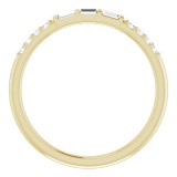 14K Yellow 1/6 CTW Diamond Anniversary Band photo 2