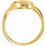 14K Yellow Freeform Ring photo 2